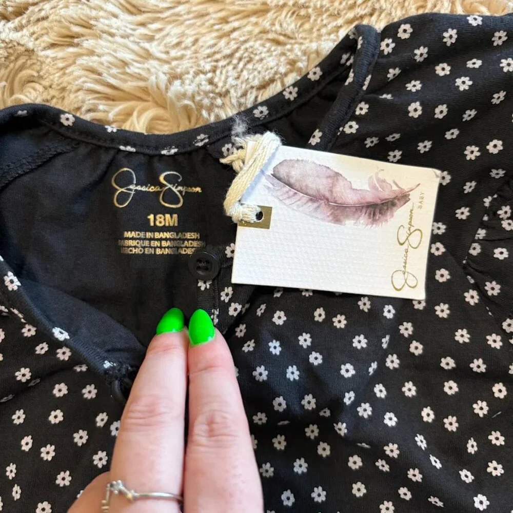 NEW Jessica Simpson Girls Shirt 18M
